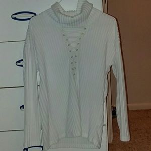 White Turtleneck long sleeve